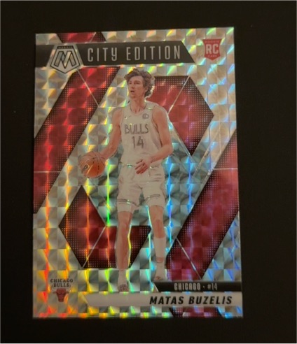 2024-25 Panini Mosaic City Edition #273 Matas Buzelis — front