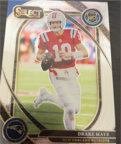 2024 Panini Select Club Level #218 Drake Maye — front