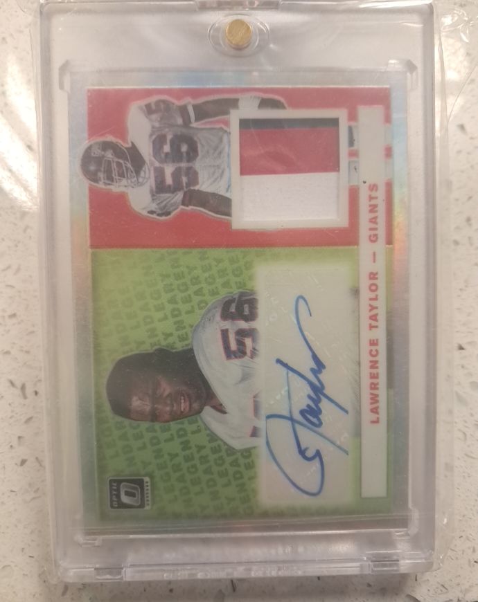 2020 Donruss Optic Legends #LE-LT Lawrence Taylor — front