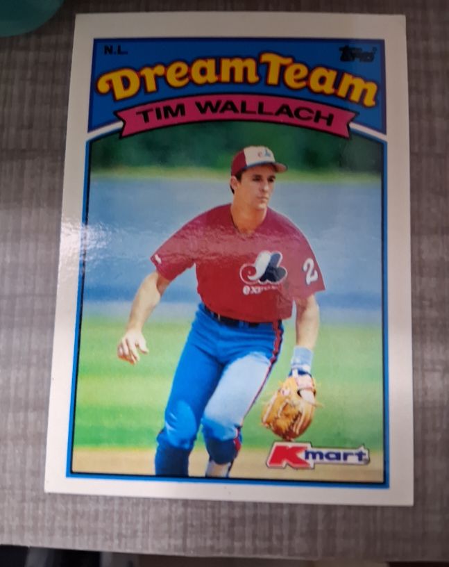 1989 Topps Kmart Dream Team #25 Tim Wallach — front