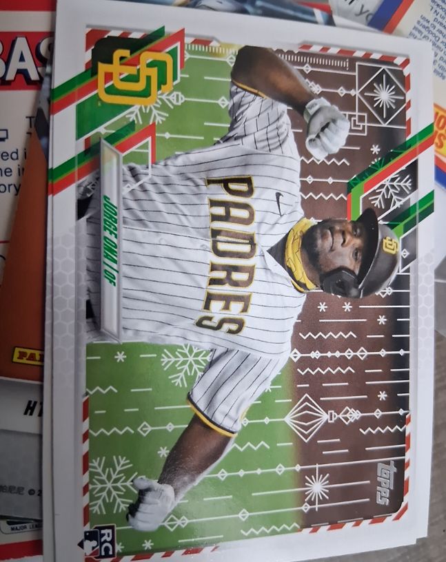 2021 Topps Holiday #HW109 Jorge Ona — front
