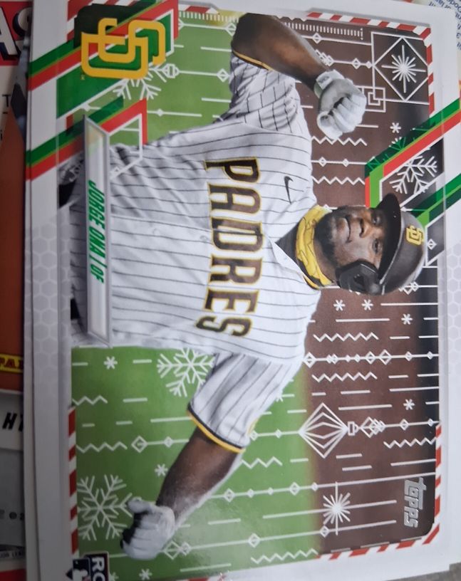2021 Topps Holiday #HW109 Jorge Ona — front