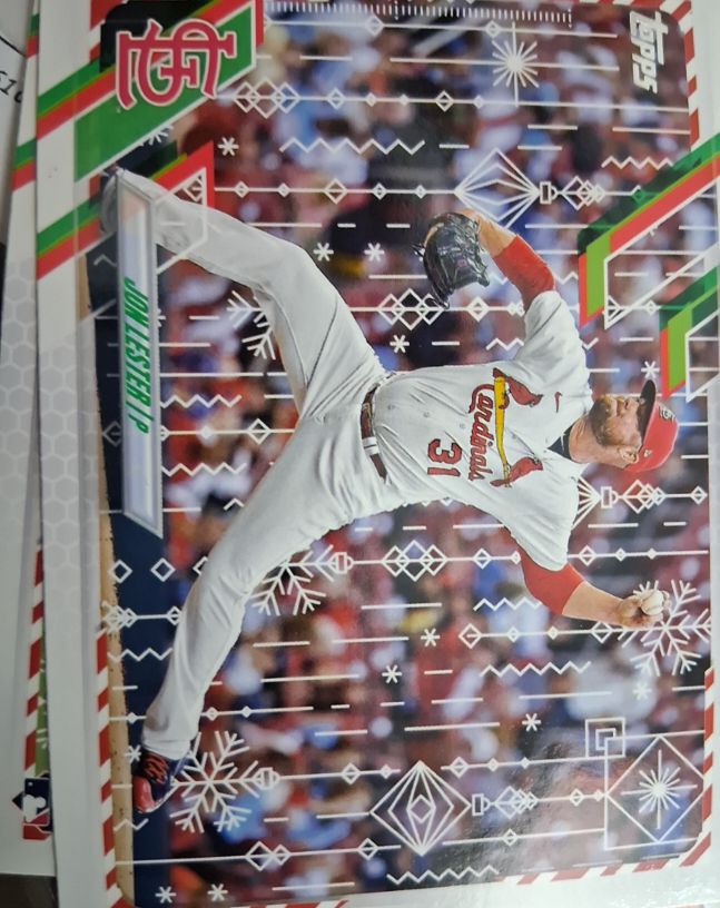 2021 Topps Holiday #HW94 Jon Lester — front