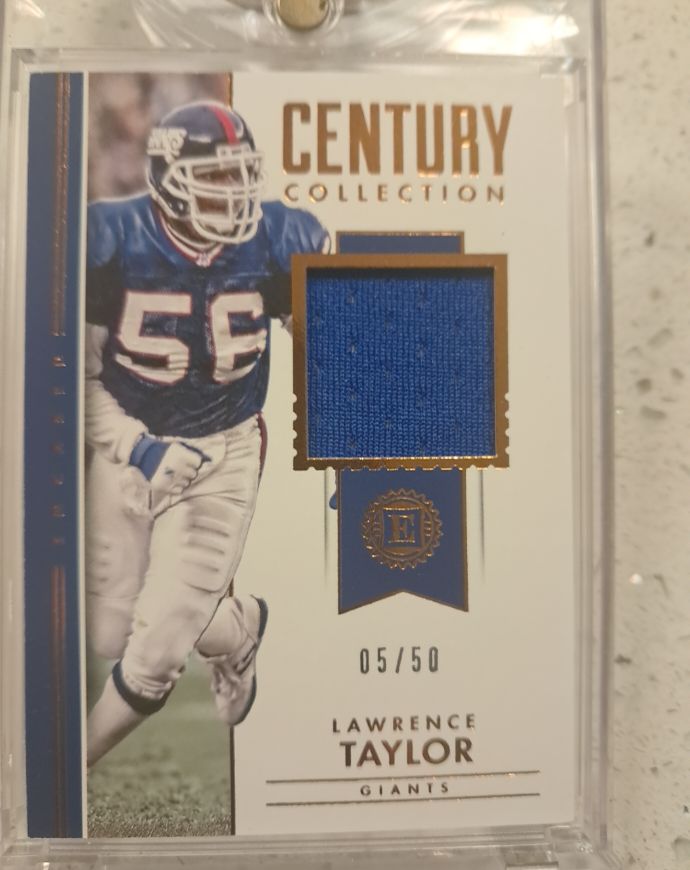 2018 Panini Encased Century Collection #05/50 Lawrence Taylor — front