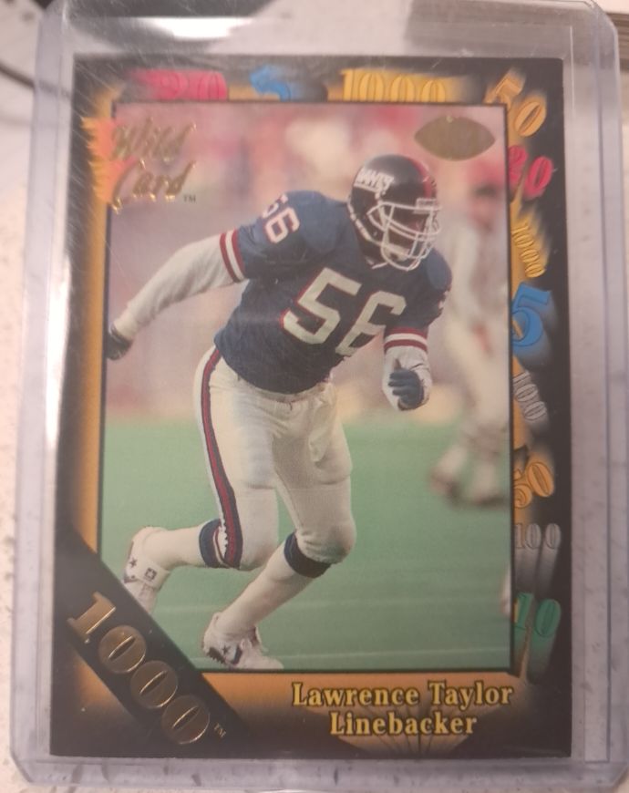 1991 Wild Card 1000 Lawrence Taylor — front