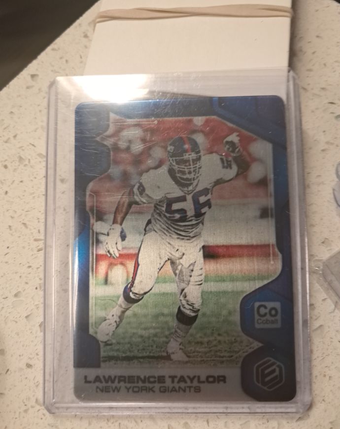 2019 Panini Elements Cobalt #Co Lawrence Taylor — front