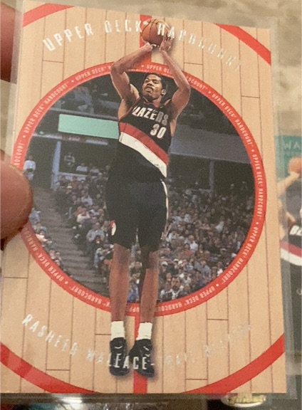 1998 Upper Deck Hardcourt #60 Rasheed Wallace — front