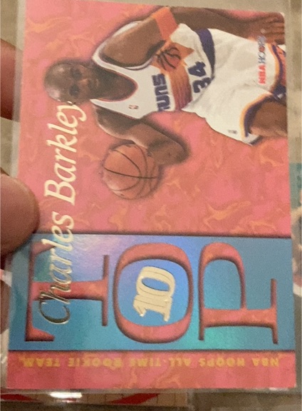 1995-96 NBA Hoops Top 10 #AR8 Charles Barkley — front