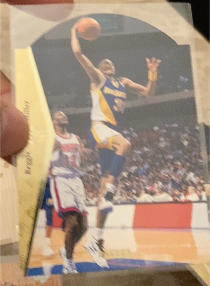 1994-95 SP Die Cut #D73 Reggie Miller Indiana Pacers — front