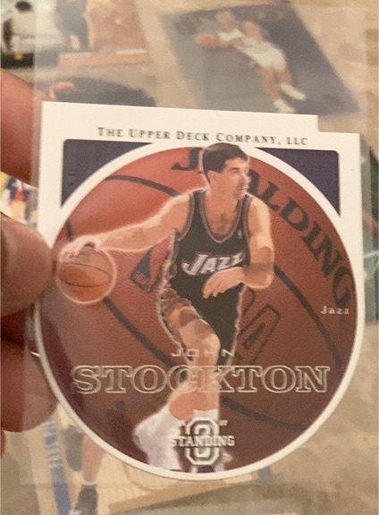 2003-04 Upper Deck Standing O #80 John Stockton — front
