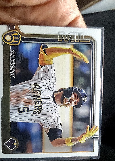 2025 Topps #MIL Garrett Mitchell — front