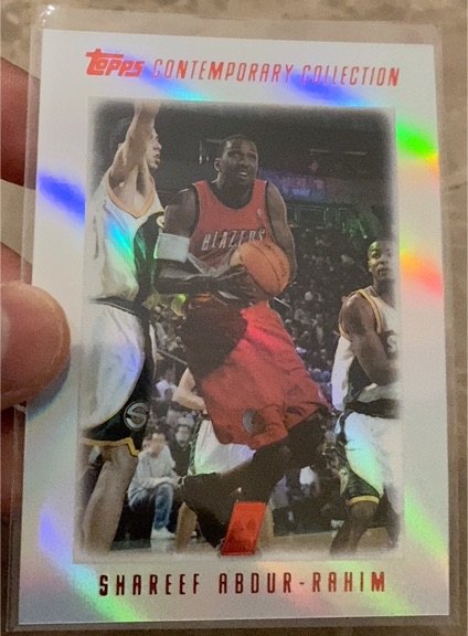 2003 Topps Contemporary Collection #16 Shareef Abdur-Rahim — front