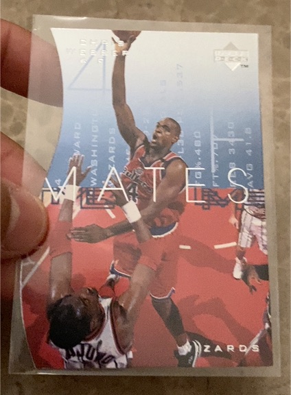 1997-98 Upper Deck #T58 Chris Webber — front