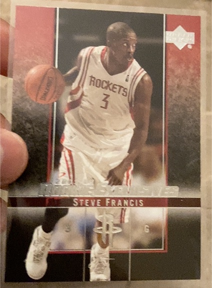 2003-04 Upper Deck Rookie Exclusives #53 Steve Francis — front