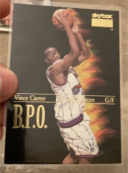 1998-99 Skybox Premium #9 Vince Carter B.P.O. — front