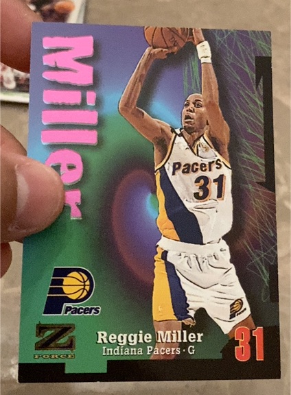 1997-98 SkyBox Z-Force #31 Reggie Miller — front