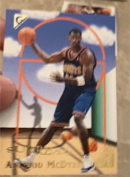 1999-00 Topps Gallery Exhibits #GE20 Antonio McDyess — front