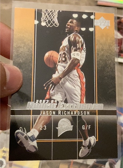 2003-04 Upper Deck Rookie Exclusives #43 Jason Richardson — front