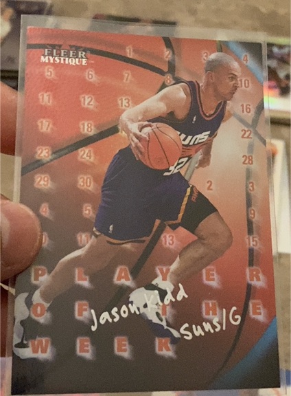 2000-01 Fleer Mystique Player of the Week #7 Jason Kidd — front