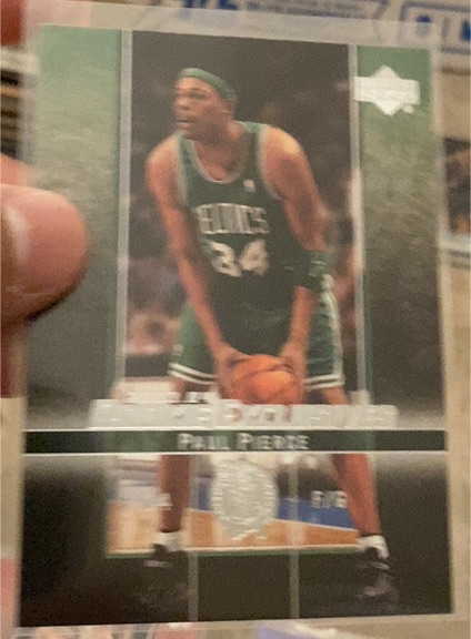 2003-04 Upper Deck Rookie Exclusives #41 Paul Pierce — front