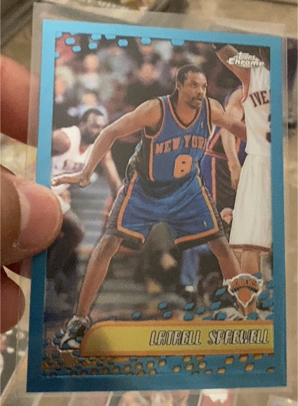 2001-02 Topps Chrome #71 Latrell Sprewell — front