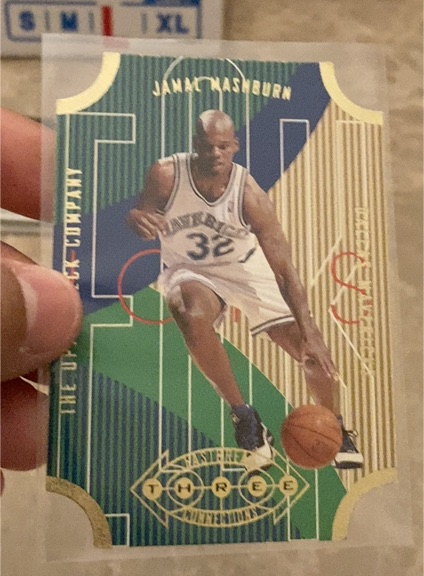 1996-97 Upper Deck Fast Break Connections #FB3 Jamal Mashburn — front