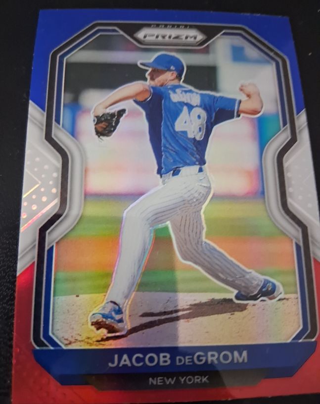 2021 Panini Prizm #111 Jacob deGrom — front