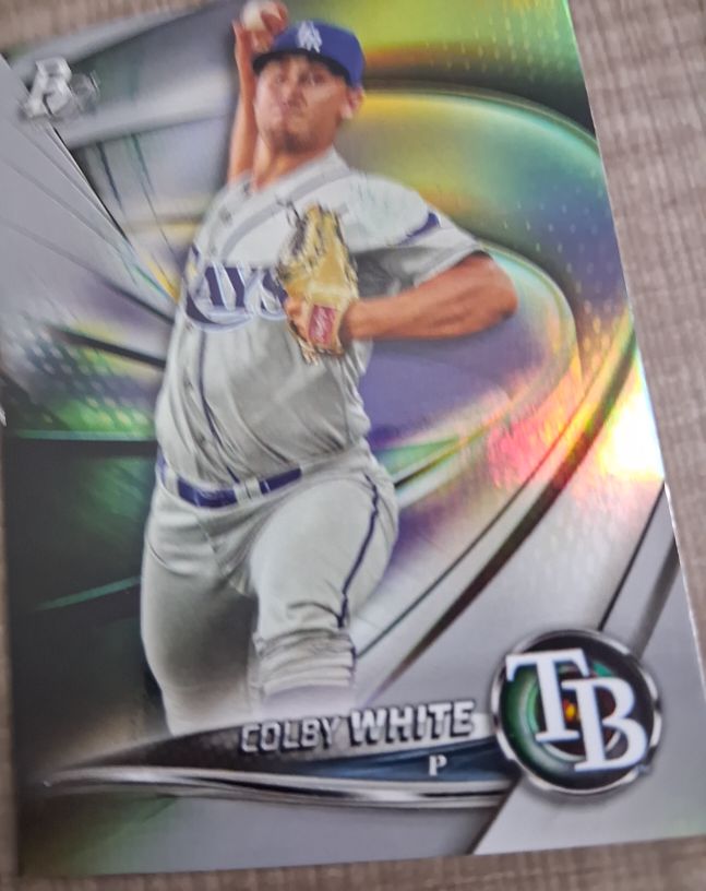 2022 Bowman Platinum #TOP-94 Colby White — front