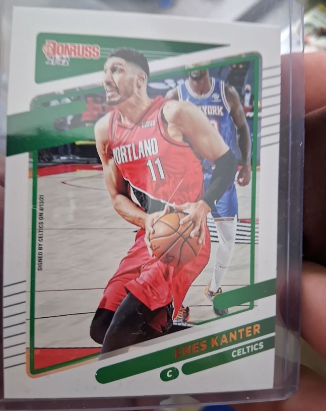 2021-22 Donruss #39 Enes Kanter Boston Celtics — front