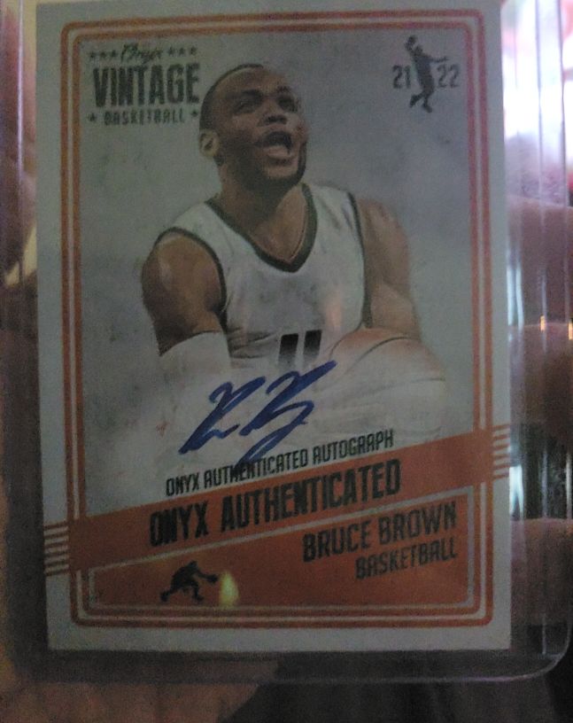 2021-22 Onyx Vintage #VABB Bruce Brown — front