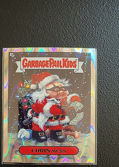 2024 Topps Garbage Pail Kids Chrome Series 7 #254a Chris Mess — front