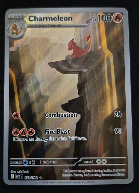 2023 Pokémon Scarlet & Violet 151 #169/165 Charmeleon Illustration Rare — front