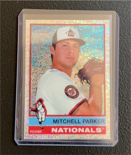 2025 Topps Heritage #311 Mitchell Parker — front