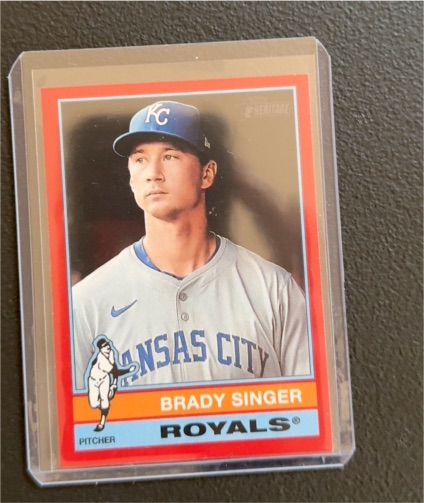 2025 Topps Heritage #333 Brady Singer — front