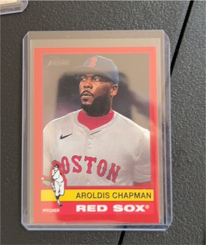 2025 Topps Heritage #24 Aroldis Chapman — front