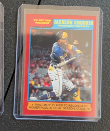 2025 Topps Heritage #5 Jackson Chourio — front