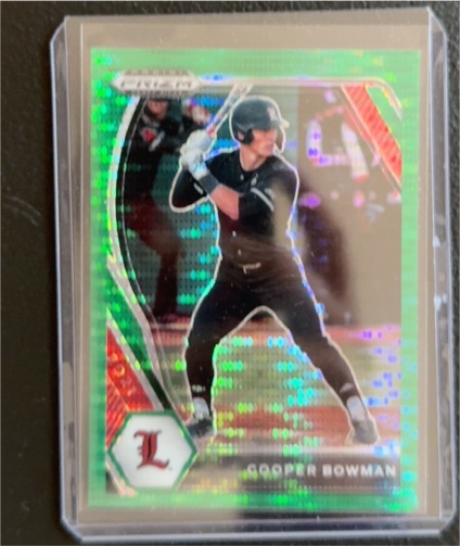 2021 Panini Prizm Draft Picks #PDP122 Cooper Bowman — front