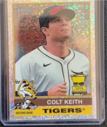 2025 Topps Heritage Chrome #255 Colt Keith — front