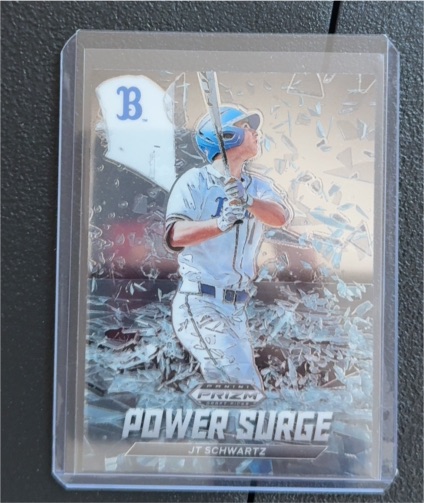 2021 Panini Prizm Draft Picks #PS-JS JT Schwartz Power Surge — front