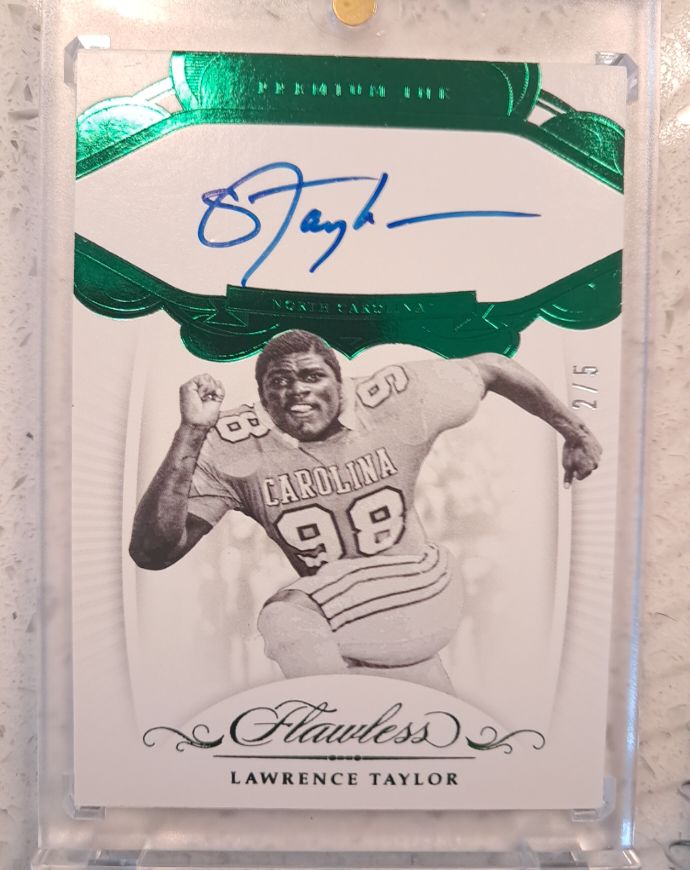 2023 Panini Flawless Premium Cut #2/5 Lawrence Taylor — front
