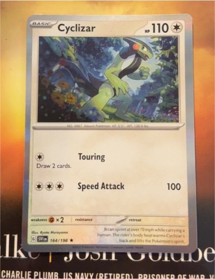 2023 Pokémon TCG Scarlet & Violet #164 Cyclizar — front