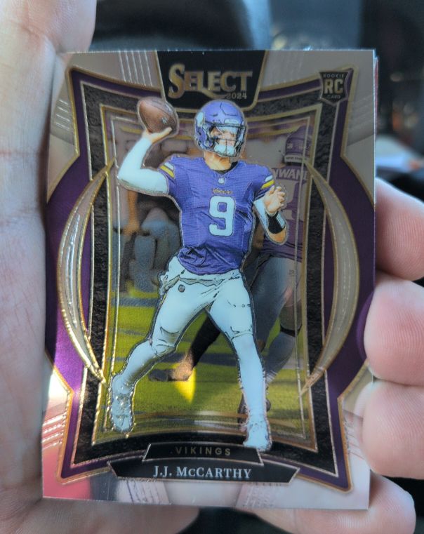 2024 Panini Select #24 J.J. McCarthy — front