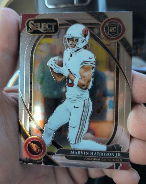 2024 Panini Select Club Level #219 Marvin Harrison Jr. — front