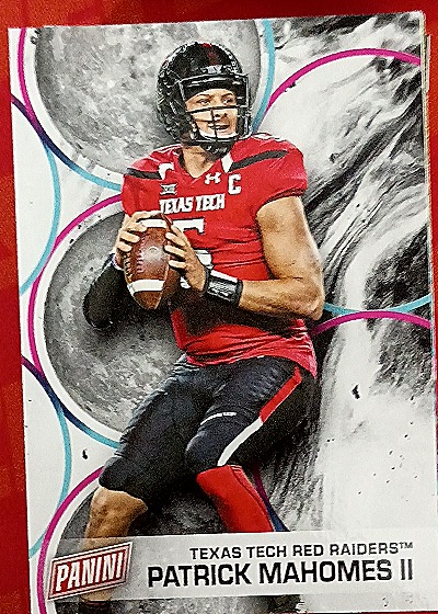 2022 Panini Father's Day #FD8 Patrick Mahomes II Texas Tech Red Raiders — front