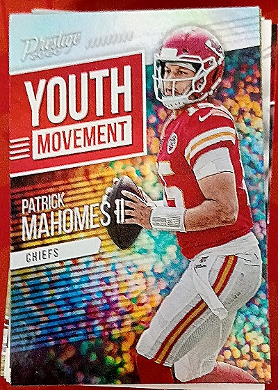 2020 Panini Prestige Youth Movement #YM-PM Patrick Mahomes II — front
