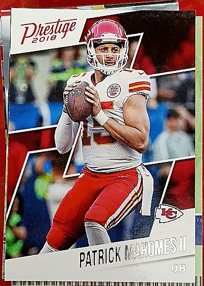 2018 Panini Prestige #22 Patrick Mahomes II — front