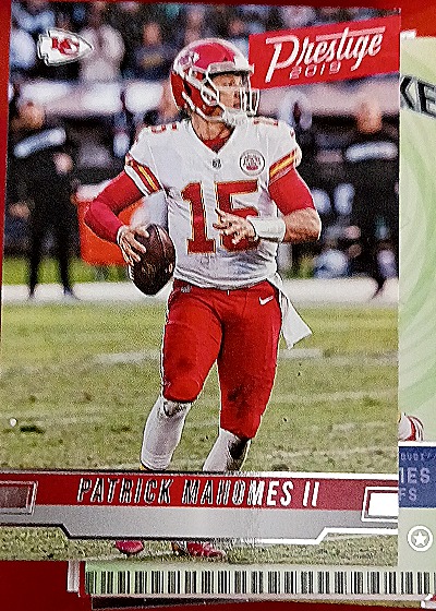 2019 Panini Prestige #19 Patrick Mahomes II — front