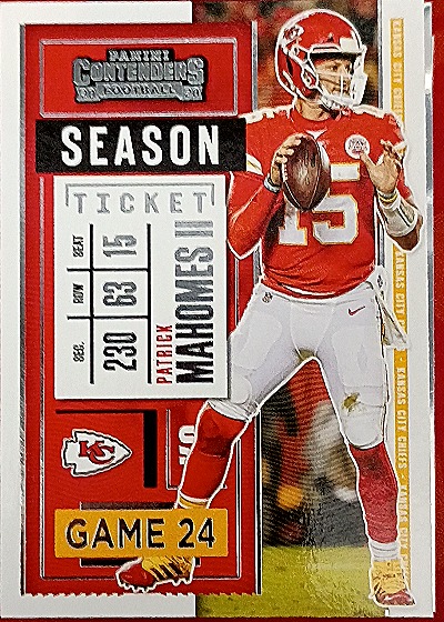2020 Panini Contenders #2 Patrick Mahomes II — front
