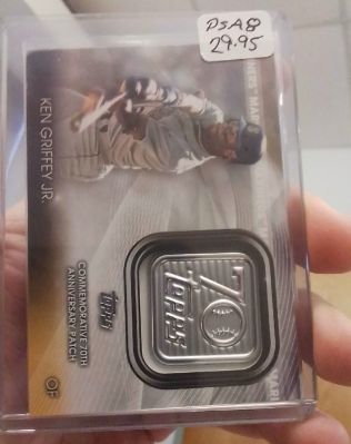 2021 Topps 70th Anniversary Patch #T70P-KG Ken Griffey Jr. — front