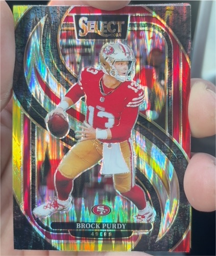 2024 Panini Select Premier Level #124 Brock Purdy — front